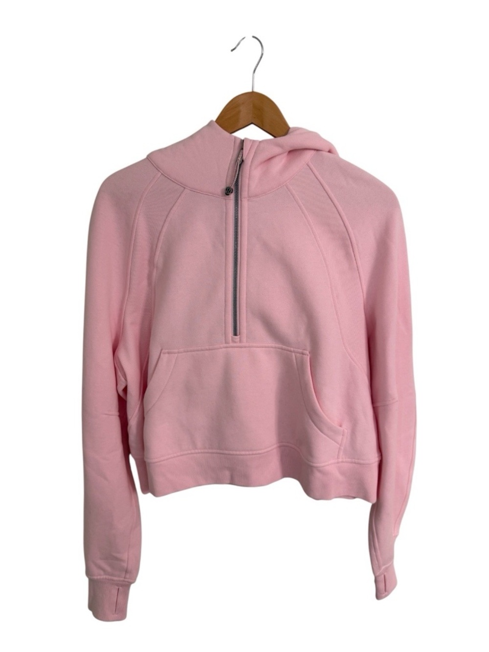 Lululemon Scuba Oversized Half-Zip Hoodie Strawberry Milkshake Pink Size M/L